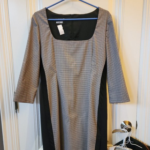 Boutique Moschino Wool Blend Dress - Picture 1 of 13